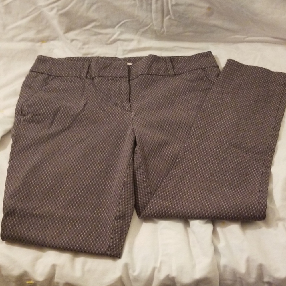 Patterned Gray Pants